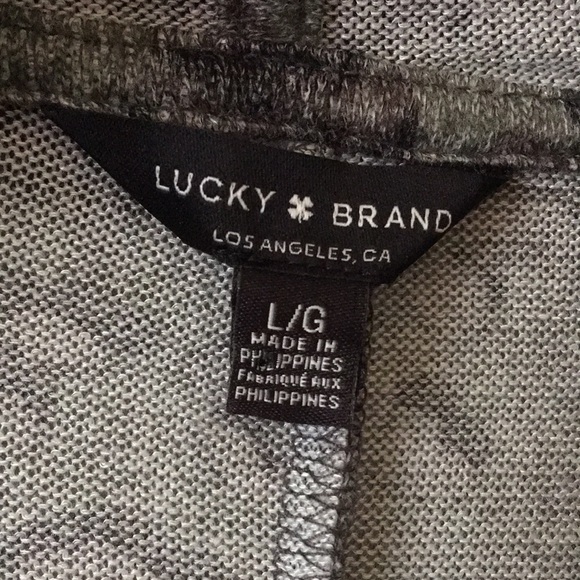 LUCKY BRAND Hooded Cardigan (Size: L) NWT - Picture 8 of 16